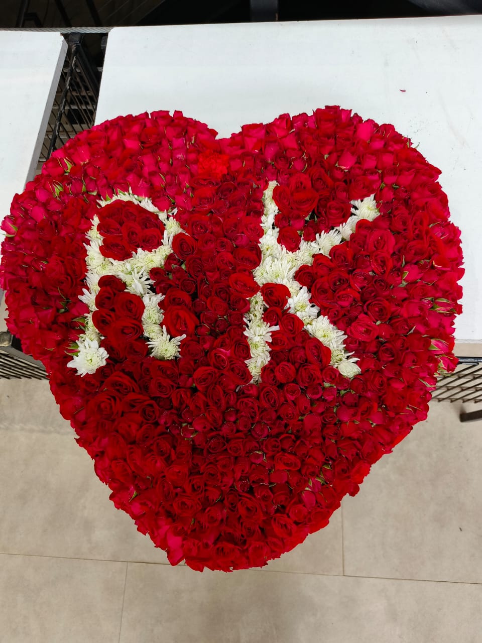 Love Heart Flower Arrangement Kenya